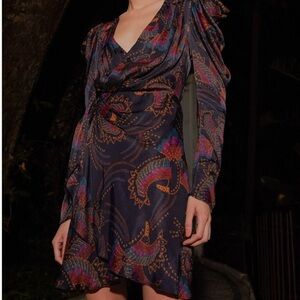 FARM Rio Multicolor Long Sleeve Dress